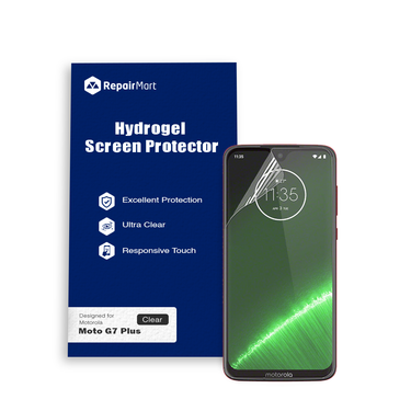 Motorola Moto G7 Plus Compatible Premium Hydrogel Screen Protector With Full Coverage Ultra HD